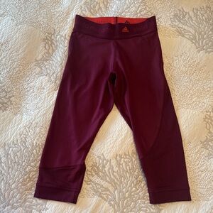 Stella McCartney Burgundy Leggings
